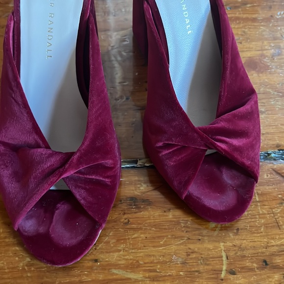 Loeffler Randell Velvet Heels - Picture 7 of 9